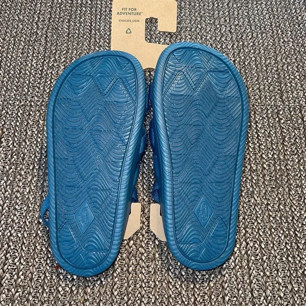 Chaco Childrens Chillos Sport Sandal Slip On  Blue‎ Size 2 New